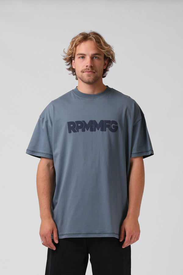 Old Skool OS Tee - Stormy Blue