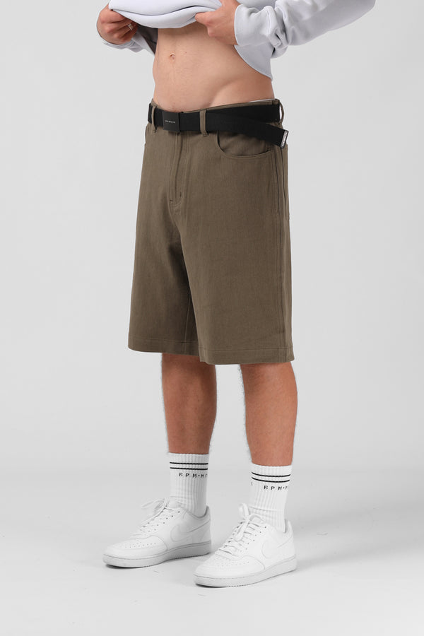 Hemp Dad Short - Washed Olive