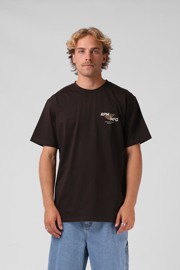 Fast Lane Tee - Espresso