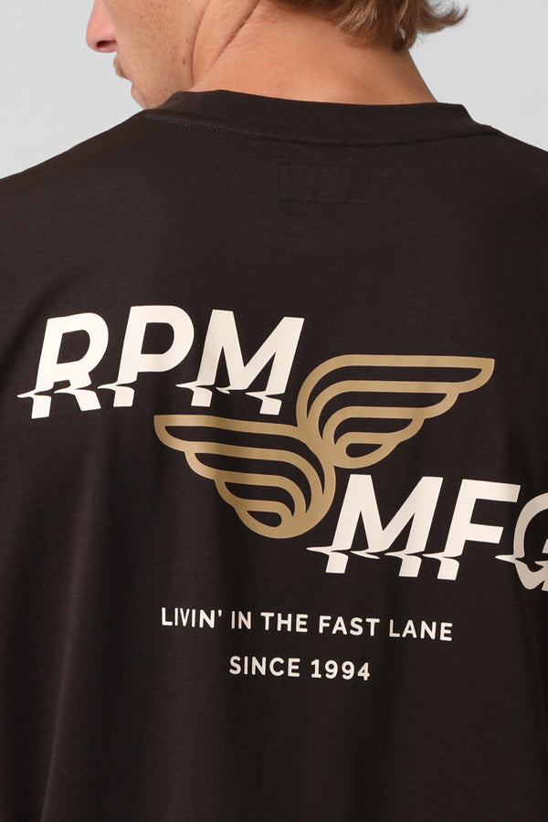 Fast Lane Muscle Tee - Espresso