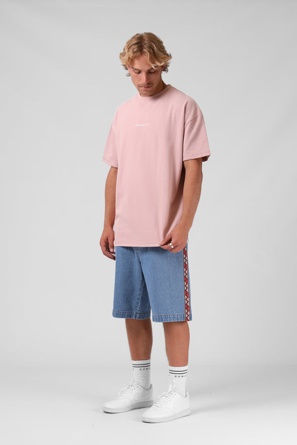 Sanded OS Tee - Blush