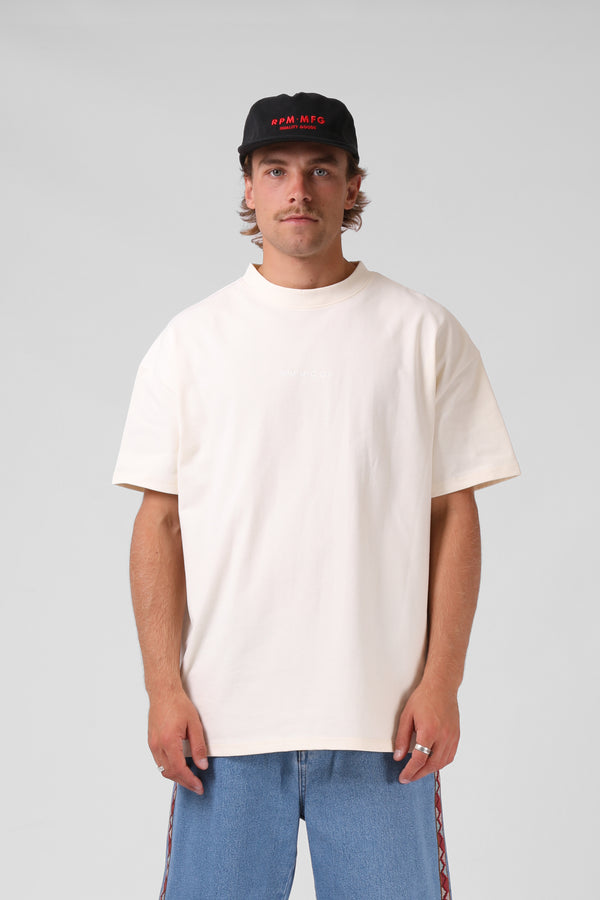 Sanded OS Tee - Off White