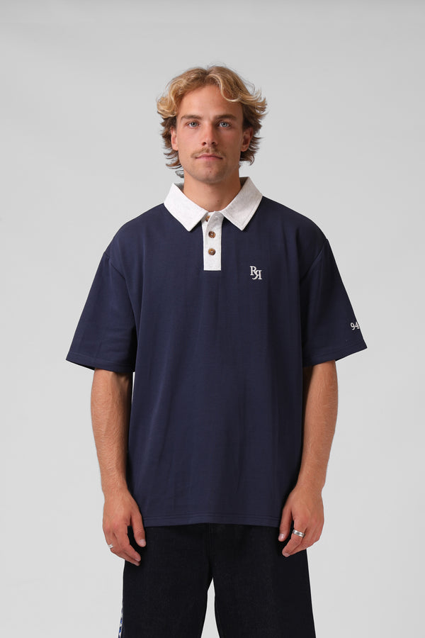 Pro Polo - Navy/White Marl