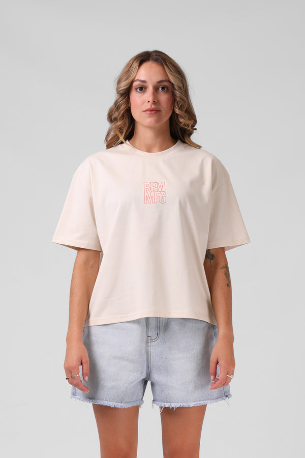 Square Tee - Vintage Cream