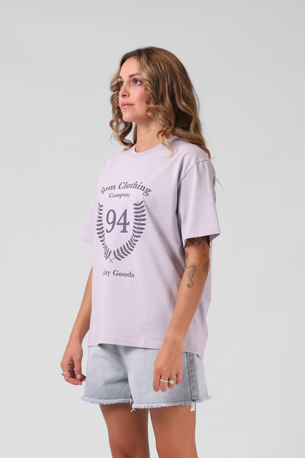 94 Crest Tee - Faded Lilac