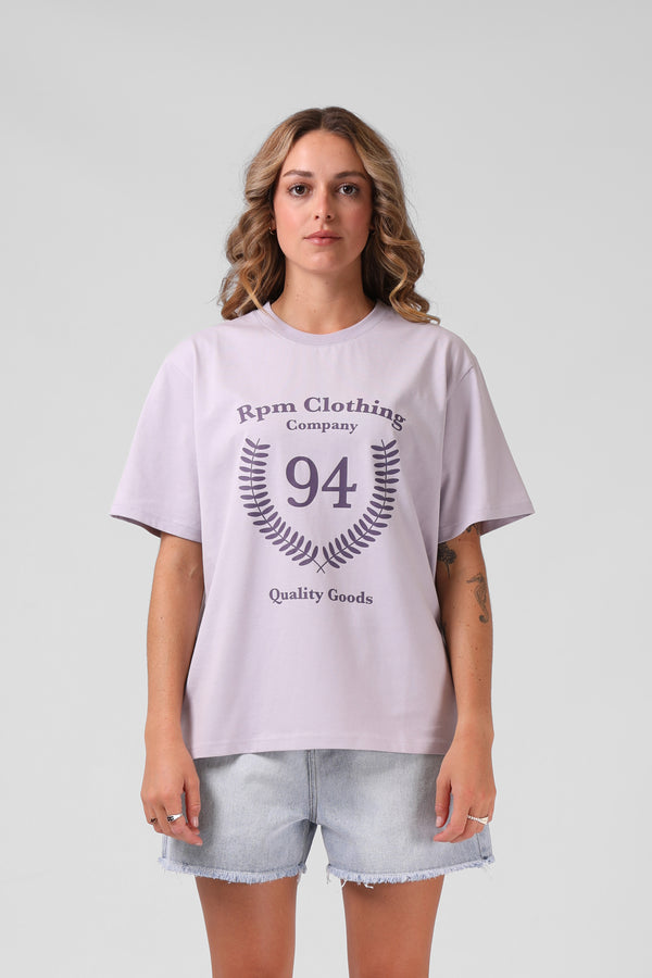 94 Crest Tee - Faded Lilac