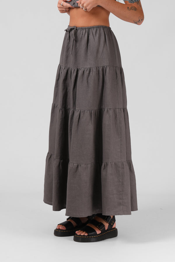 Ruby Maxi Skirt - Olive