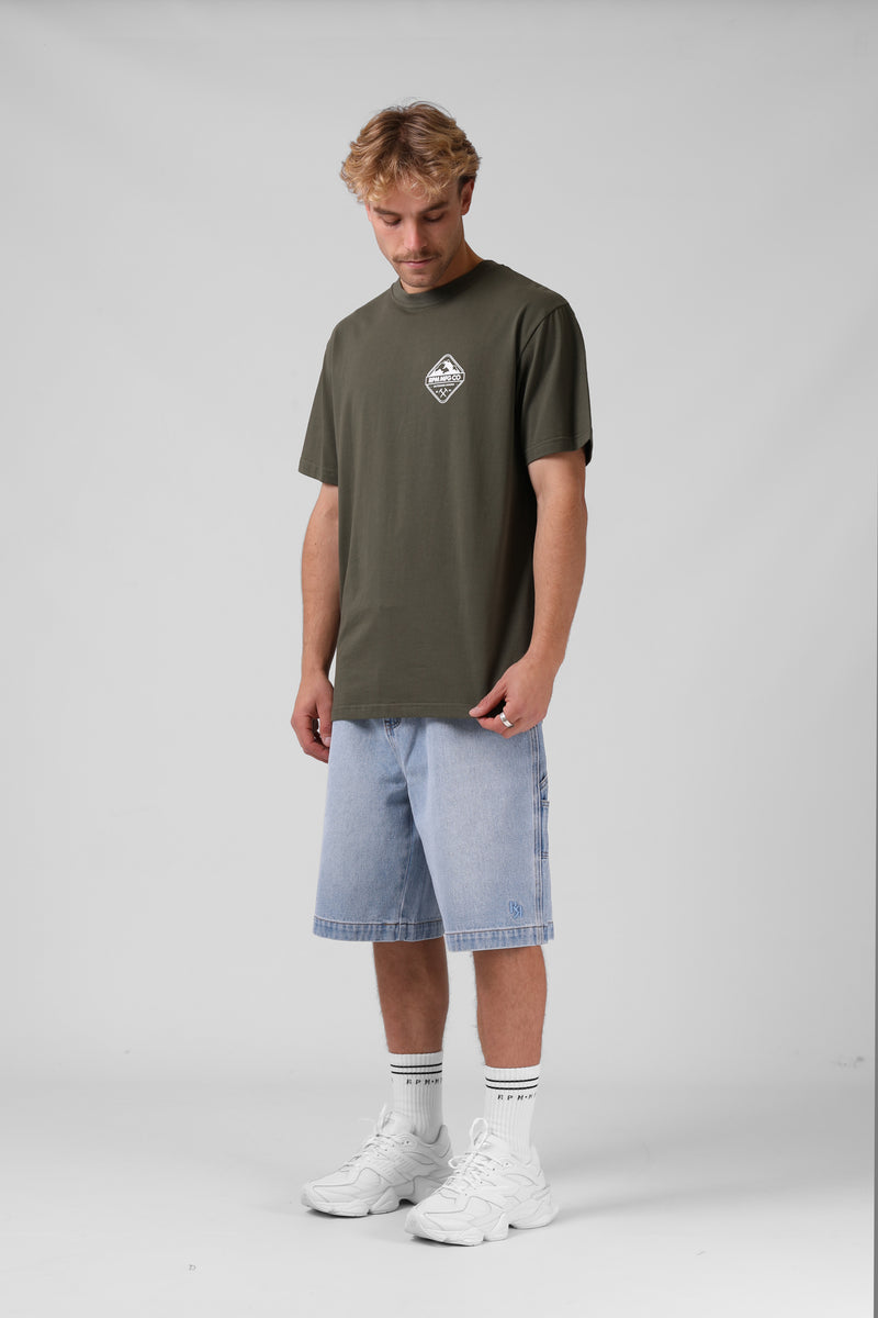 Explorer Tee - Dusty Olive