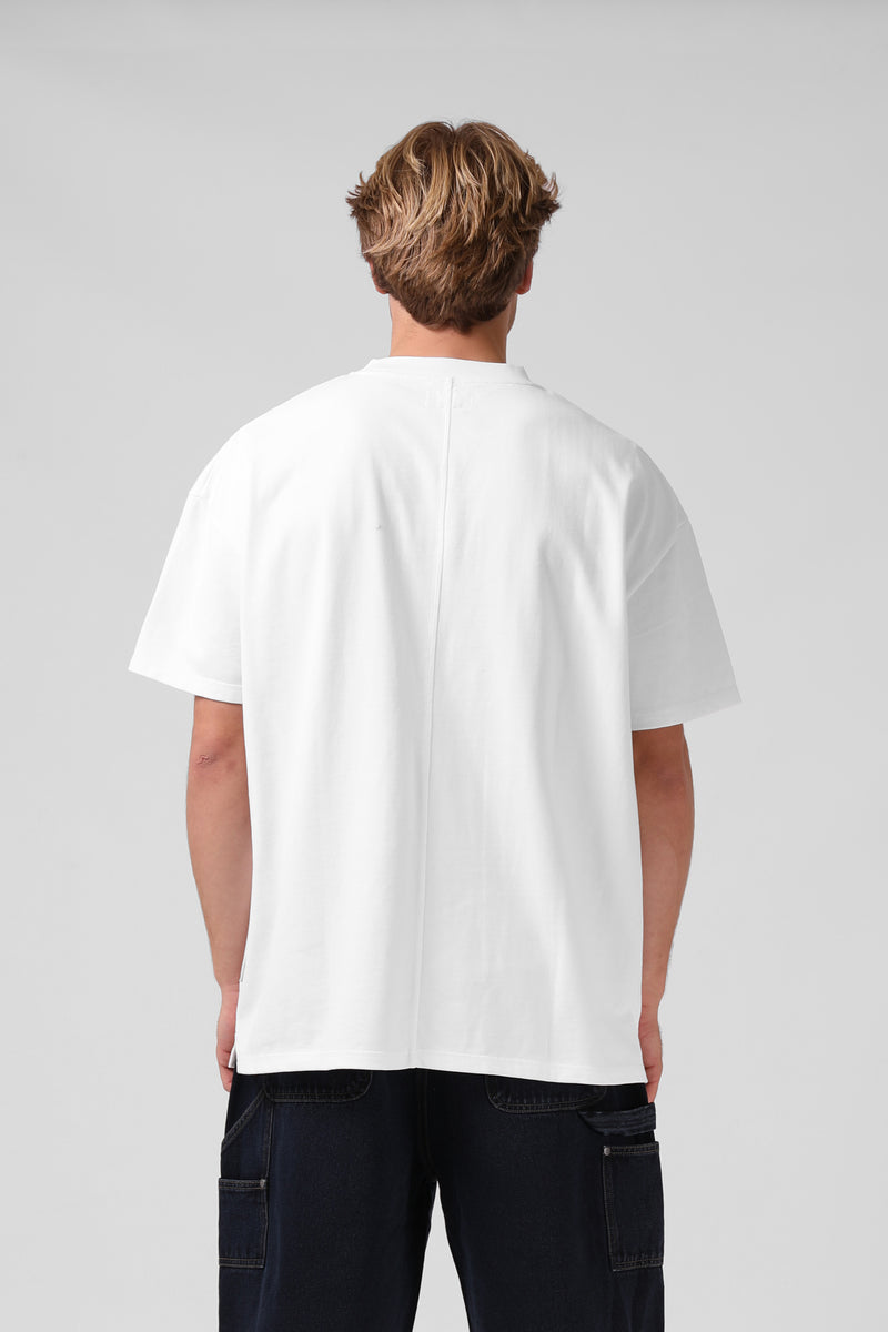 V2 Sanded OS Tee - White