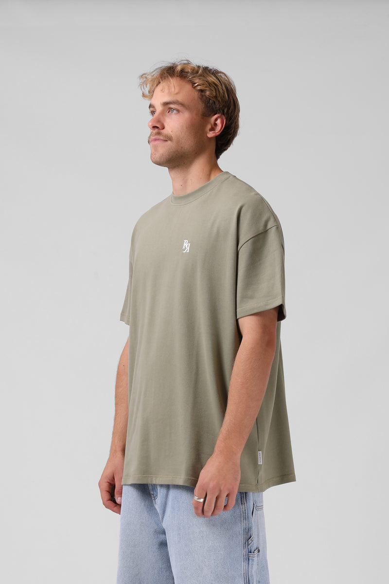 V2 Sanded OS Tee - Sage