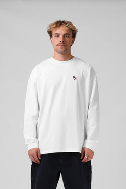 V2 Sanded L/S Tee - White