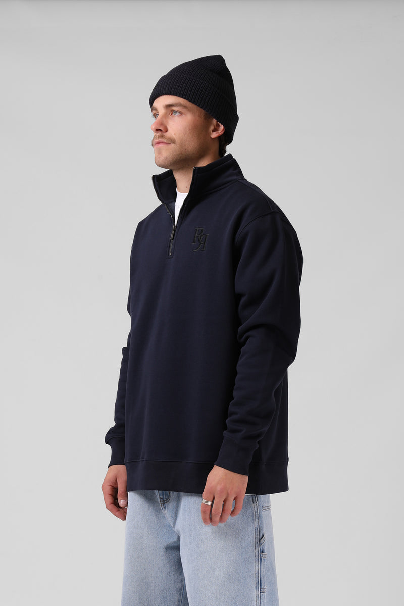 Track 1/4 Zip  - Navy