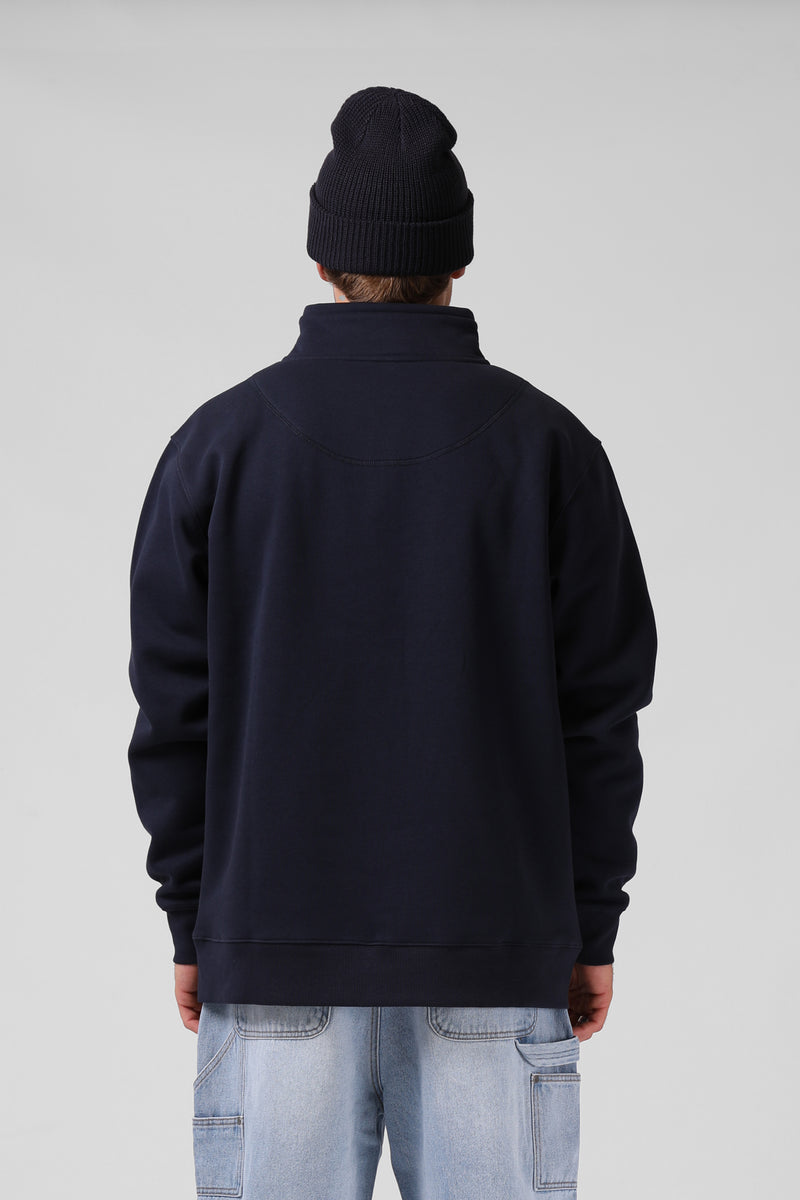 Track 1/4 Zip  - Navy