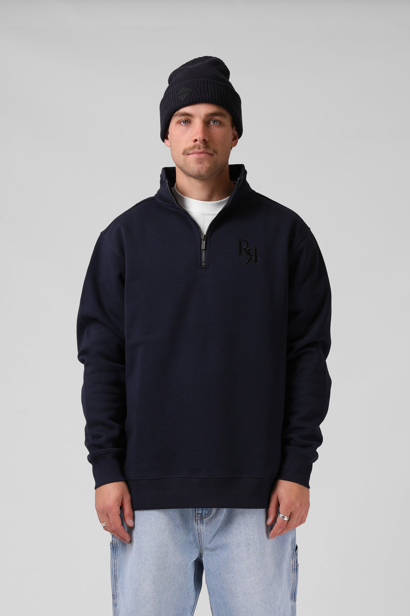 Track 1/4 Zip  - Navy