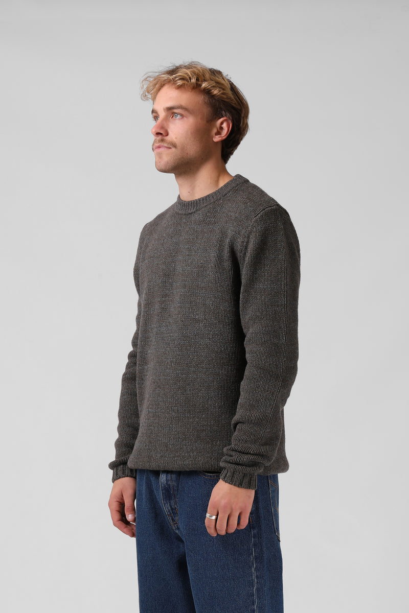 Irish Sailor Knit - Khaki Marl