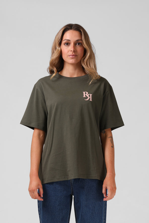 Binate Tee - Dusty Olive