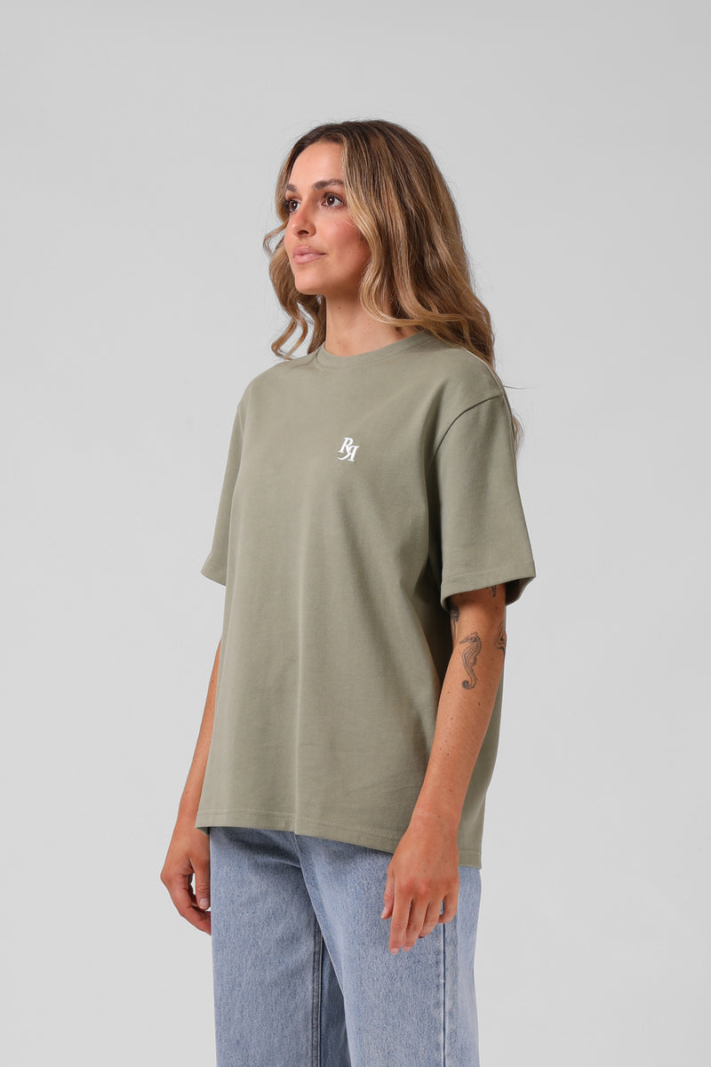 OS Sanded Tee - Sage