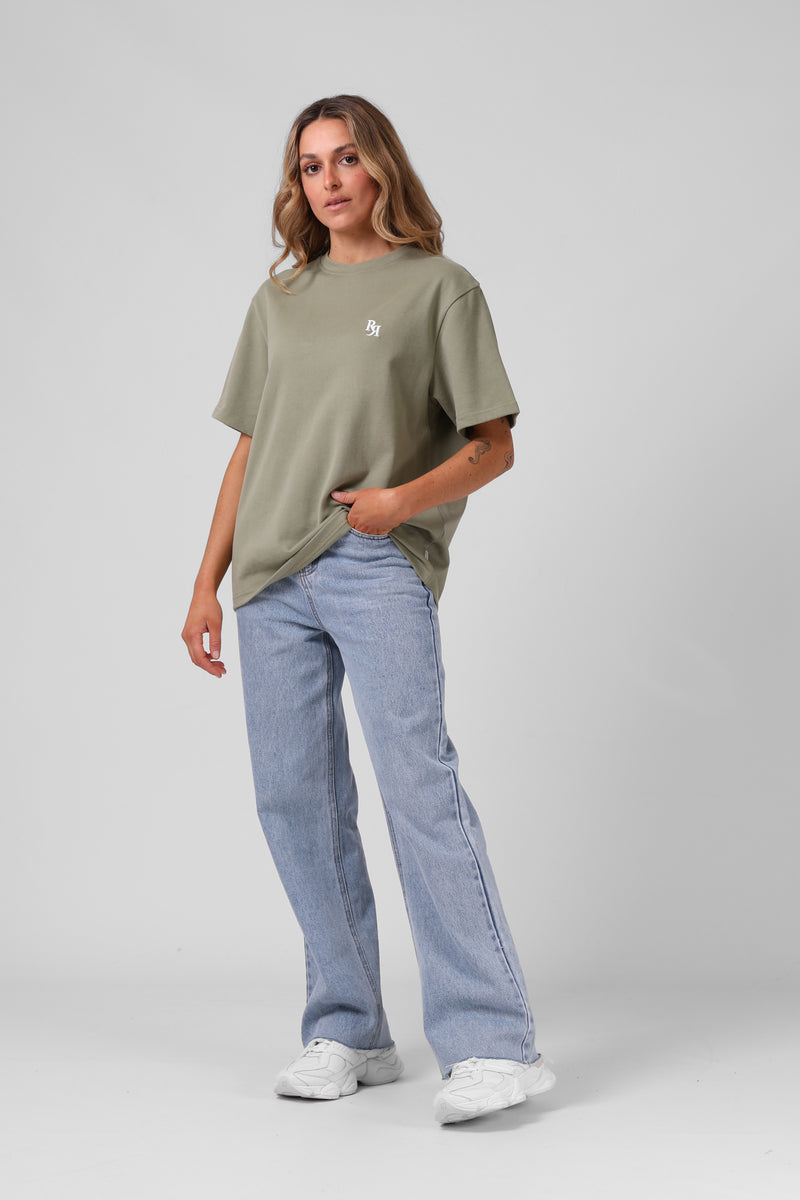 OS Sanded Tee - Sage