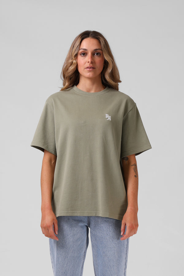 OS Sanded Tee - Sage