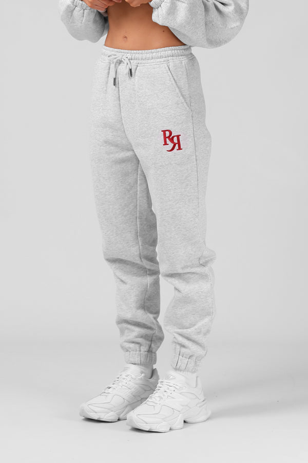 Binate Track Pant - White Marl