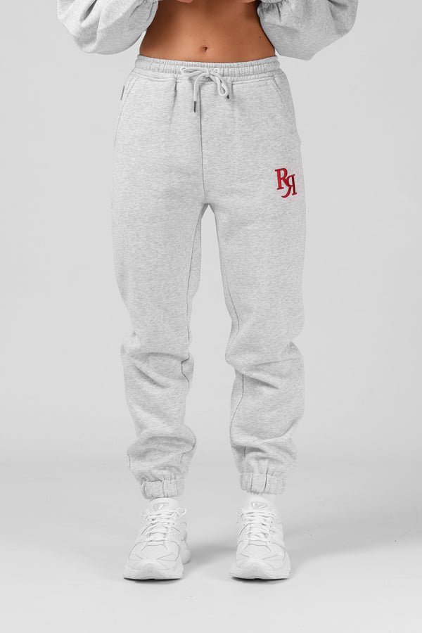 Binate Track Pant - White Marl