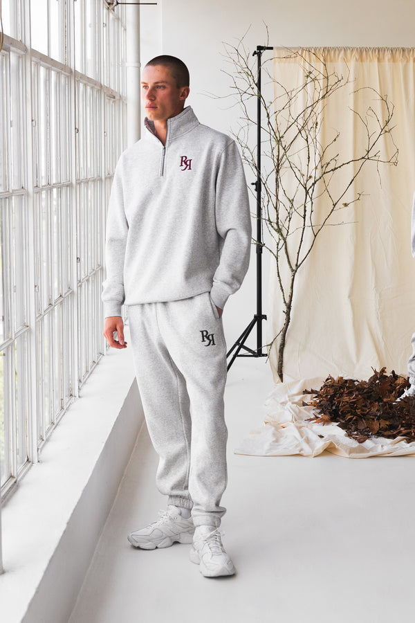 Binate Tracky - White Marl